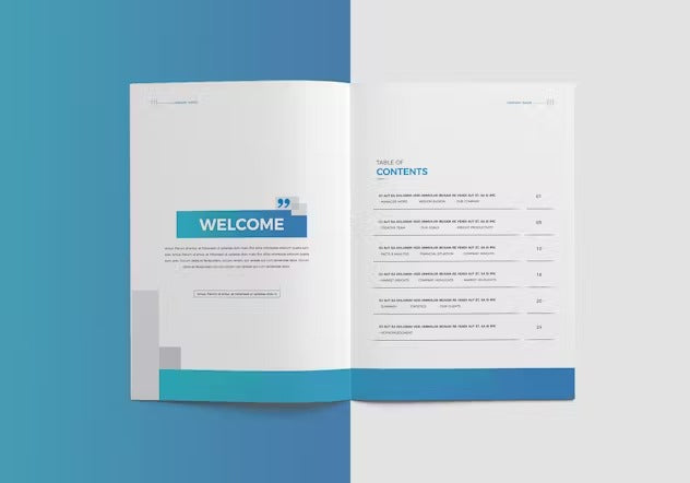 Brochure Template 24 Pages | Canva | Docx |ID| Ai