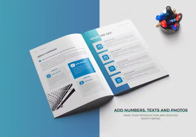 Brochure Template 24 Pages | Canva | Docx |ID| Ai