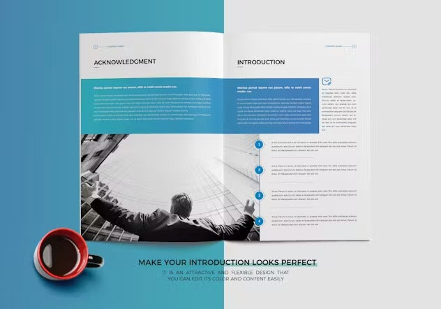 Brochure Template 24 Pages | Canva | Docx |ID| Ai