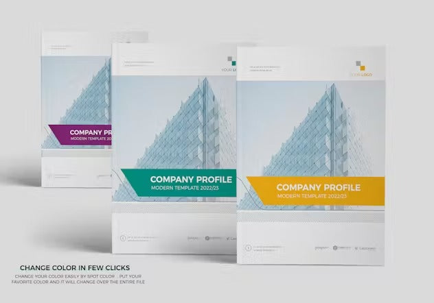 Brochure Template 24 Pages | Canva | Docx |ID| Ai