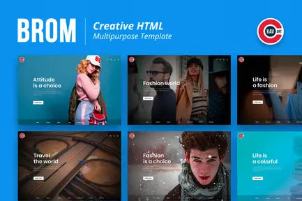 Brom - HTML Creative Page