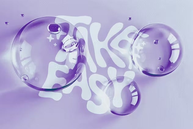 Bubbles Text & Logo Effect