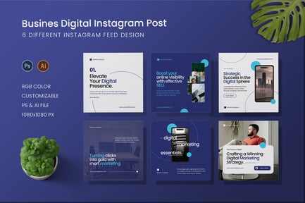 Business Digital Instagram Post