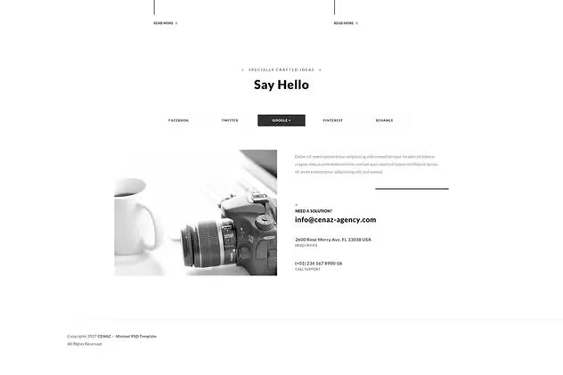 CEZAN - HTML Template