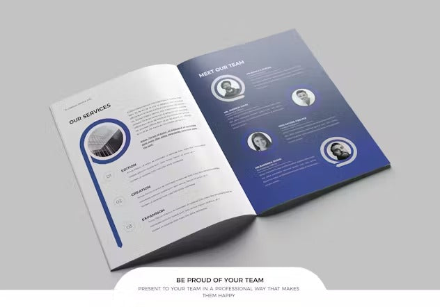 Canva Company Profile Word & InDesign | 20 Pages