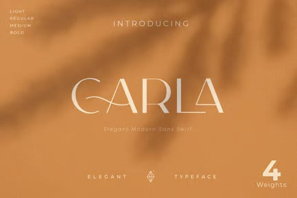 Carla Sans - Elegant Typeface