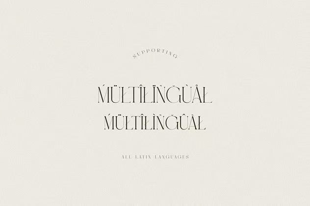 Caroline Luxury Serif