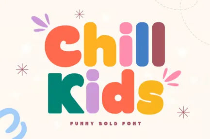 Chill Kids - Funny Bold Font