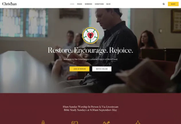 Christian - Church WordPress Theme