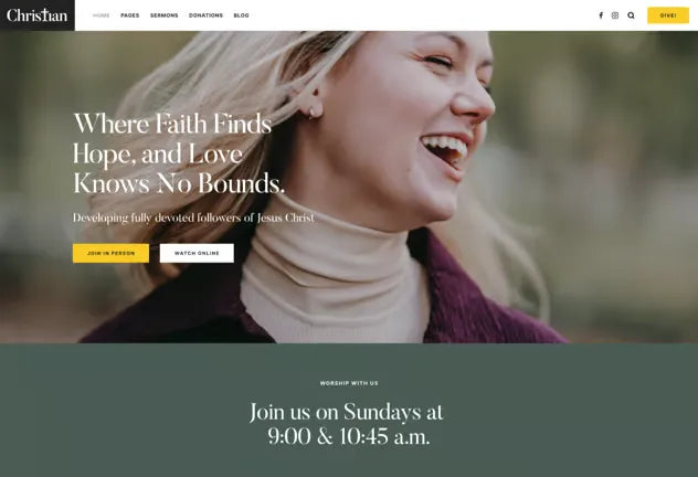 Christian - Church WordPress Theme