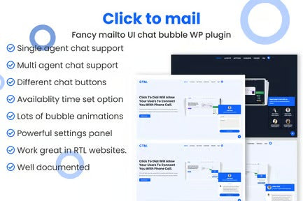 Click to mail - Mailto Help & Support WP plugin