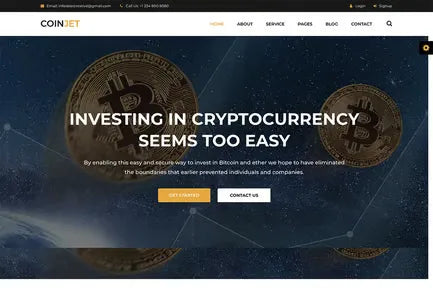 CoinJet | Bitcoin & Crypto Currency HTML Template