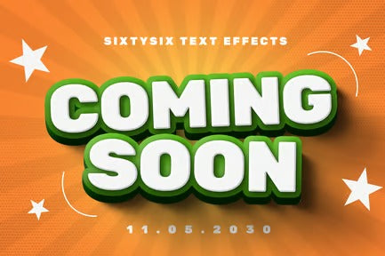 Coming Soon Text Effect