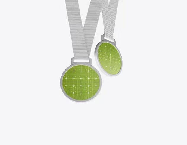 Competition Medals Set Mockup