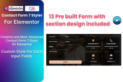 Contact Form 7 Styler Addon For Elementor