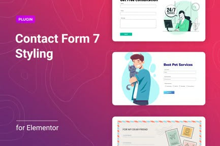 Contact Form 7 styling for Elementor