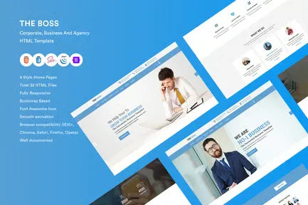 Corporate And Business HTML Template