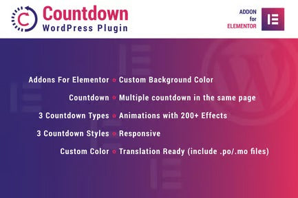 Countdown for Elementor WordPress Plugin