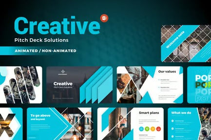 Creative Pitch Deck Solutions Animation