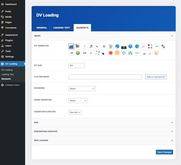 DV Loading - WordPress Site Preloader Plugin