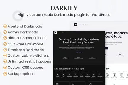 Darkify - WordPress Dark Mode Plugin