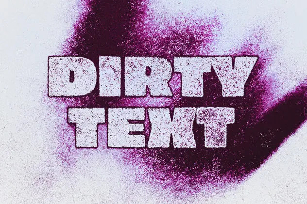 Dirty Grunge Text Effect