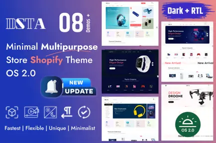 Dsta - Minimal eCommerce Store Shopify Theme