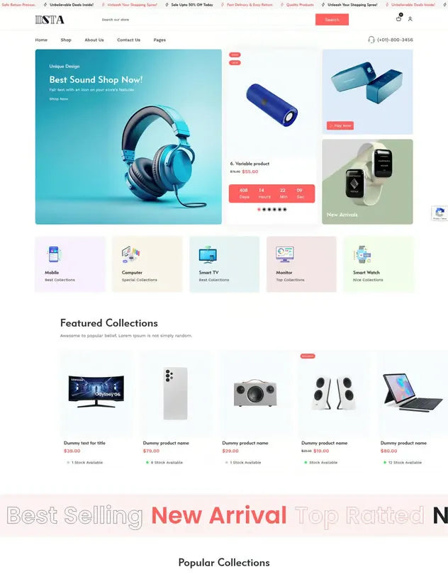 Dsta - Minimal eCommerce Store Shopify Theme