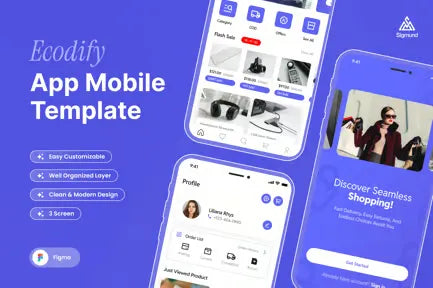 Ecodify- E-Commerce App Mobile UI Kits