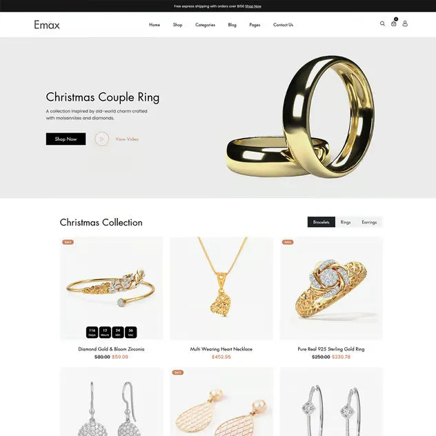 Emax - Jewelry Shopify Theme