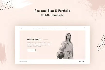 Emily — Personal Blog HTML Template