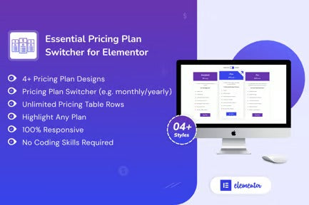 Essential Pricing Plan Switcher for Elementor