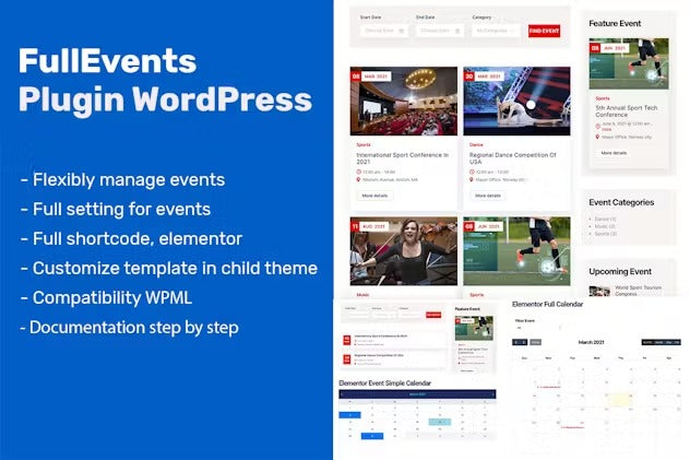 Event Plugin WordPress - FullEvents