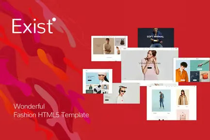 Exist - Wonderful Fashion HTML Template