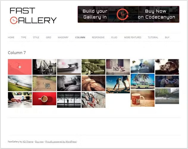 Fast Gallery - Premium Wordpress Plugin