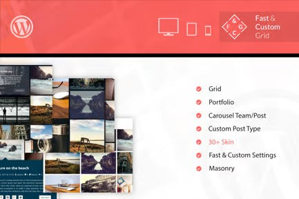 Fast & Custom Grid - Wordpress Plugin