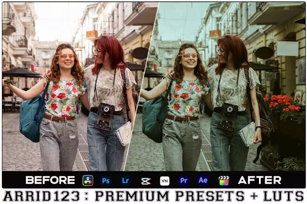 Film Lightroom Presets + Luts Premiere Pro