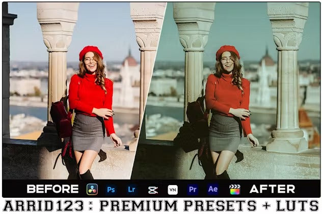 Film Lightroom Presets + Luts Premiere Pro