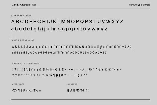 Gendy Modern Sans Font