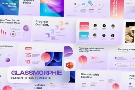 GlassMorphie Morph PowerPoint Template