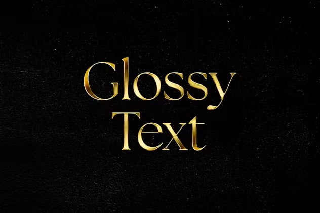 Gold Text Effect