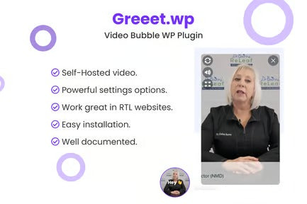 Greet - Video Bubble WordPress Plugin