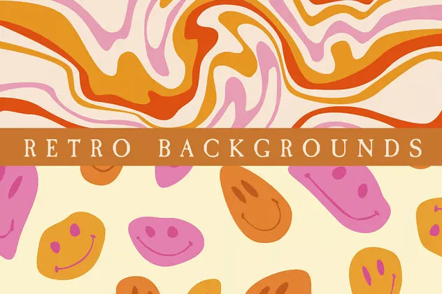 Groovy Boho 70s Textures