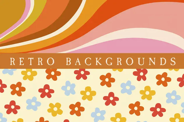 Groovy Boho 70s Textures