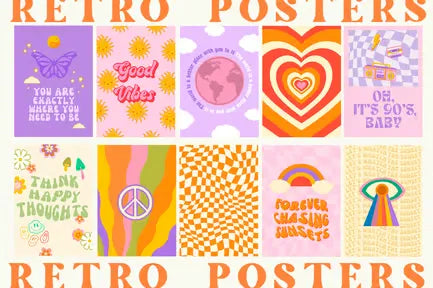 Groovy Boho 70s Textures