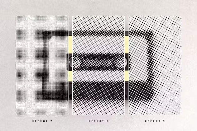 Halftone Photo Effects Pack