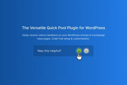 Helpful - Article Feedback Plugin for WordPress