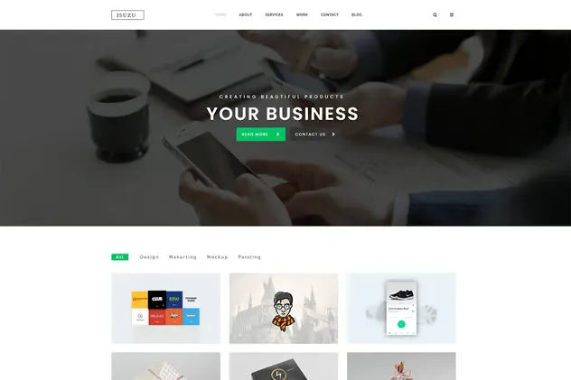 Isuzu - Creative HTML Template