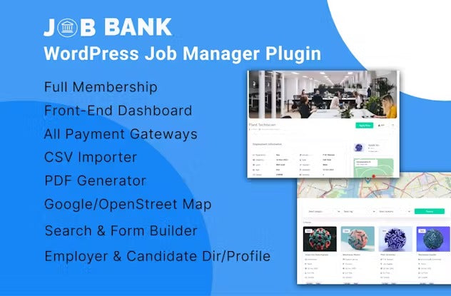 JobBank - WordPress Job manager plugin