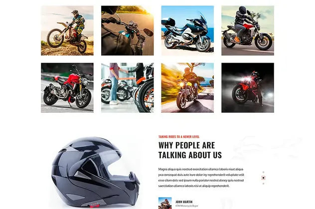 Keymoto - Motorcycle HTML Template